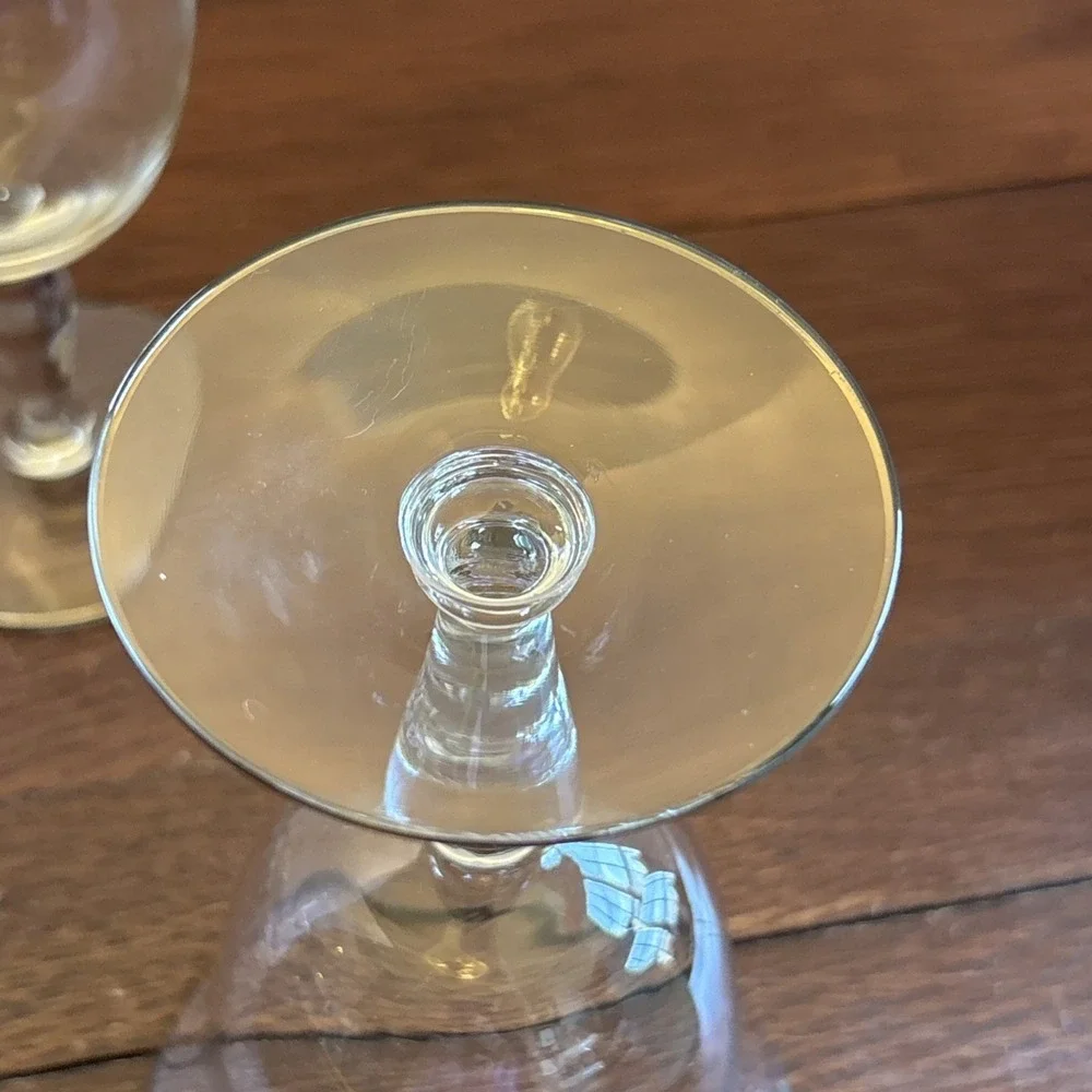 Glastonbury - Lotus Prelude  Water Goblet Set Of 4‎ EUC